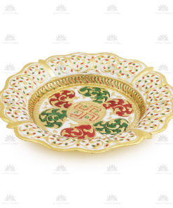 Thali 7 Inches Flower design