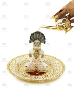 Idol With Minakari Kalash