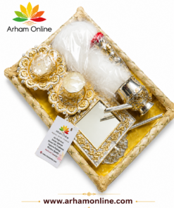 Jain Ashtaprakari Pooja Set | Gold Silver Derasar Kit