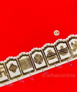 Diamond work Ashtmangal Frame 12" inch