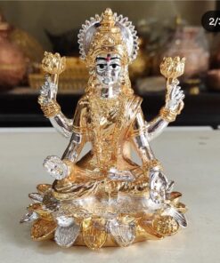 Golden Mahalaxmi Murti 5 Inch