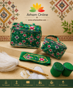 Patola Samayik Bag with Batva & Pooja Rumal